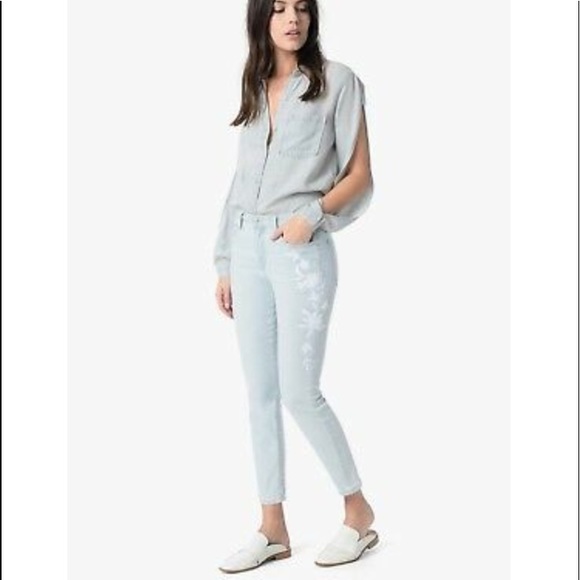 NWT DISCONT’D Joes Icon Floral Embroidered Jeans - Picture 5 of 8